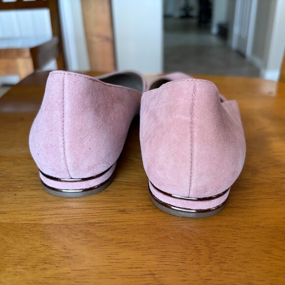 NWOB Naturalizer Pink Suede Flats - Picture 8 of 9